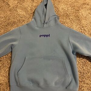 Poppi Blue Hoodie for Women